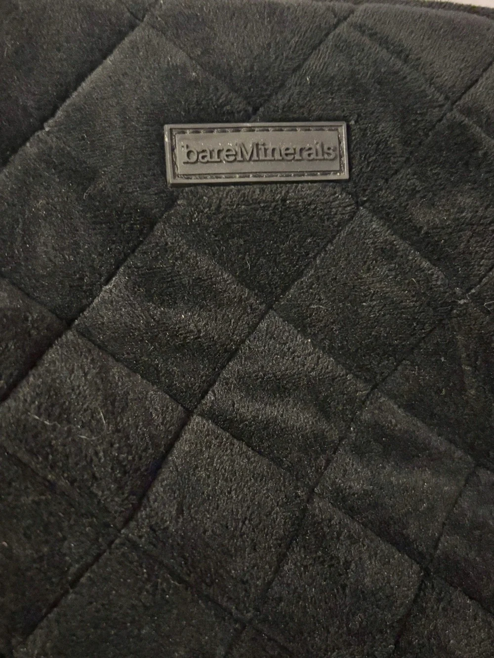 bareMinerals GWP Quilted Black Makeup Bag